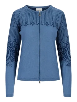 Dale of Norway Kort Ulljakke Og Cardigan-Rosendal Damejakke Mellom-Bla / Indigo