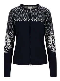 Dale of Norway Kort Ulljakke Og Cardigan-Rosendal Damejakke Mork Bla