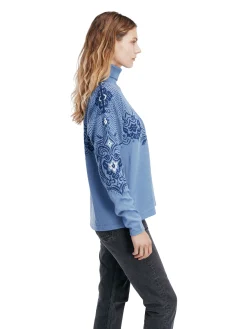 Dale of Norway Høy Hals-Rosendal Ullgenser Dame Bla/Navy