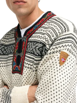 Dale of Norway Half-Zip-Setesdal Genser Unisex - Norsk Ull Offwhite