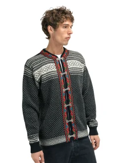 Dale of Norway Kort Ulljakke Og Cardigan-Setesdal Lusekofte - Norsk Ull Sort