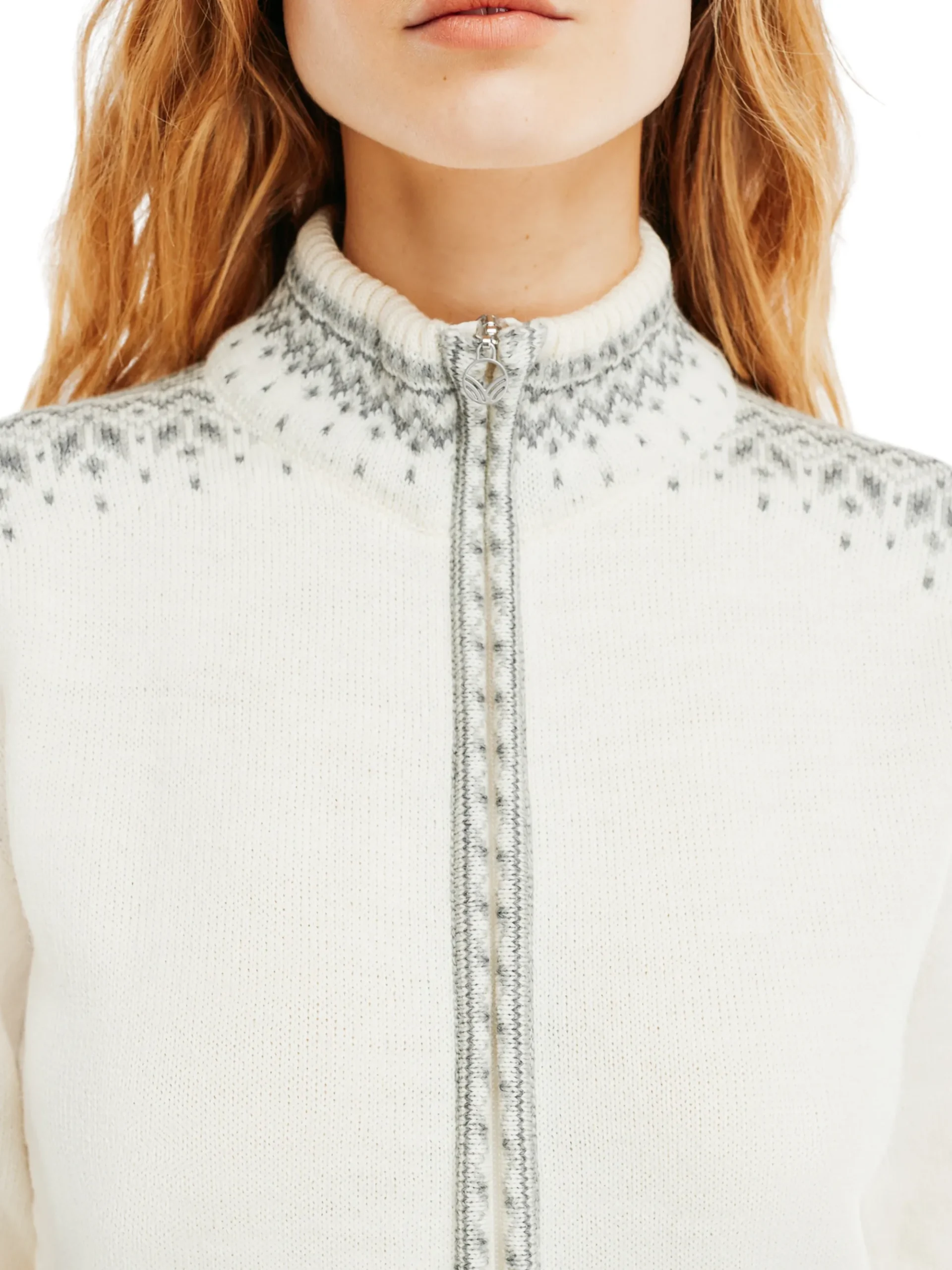 Dale of Norway Kort Ulljakke Og Cardigan-140Th Anniversary - Ulljakke Hvit