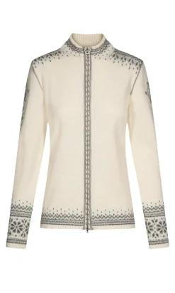 Dale of Norway Kort Ulljakke Og Cardigan-140Th Anniversary - Ulljakke Hvit