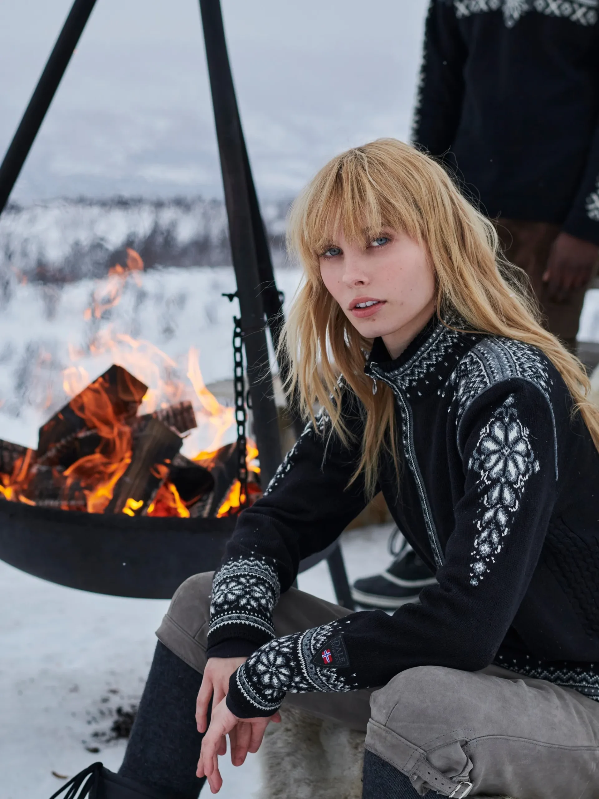 Dale of Norway Kort Ulljakke Og Cardigan-140Th Anniversary - Ulljakke Sort