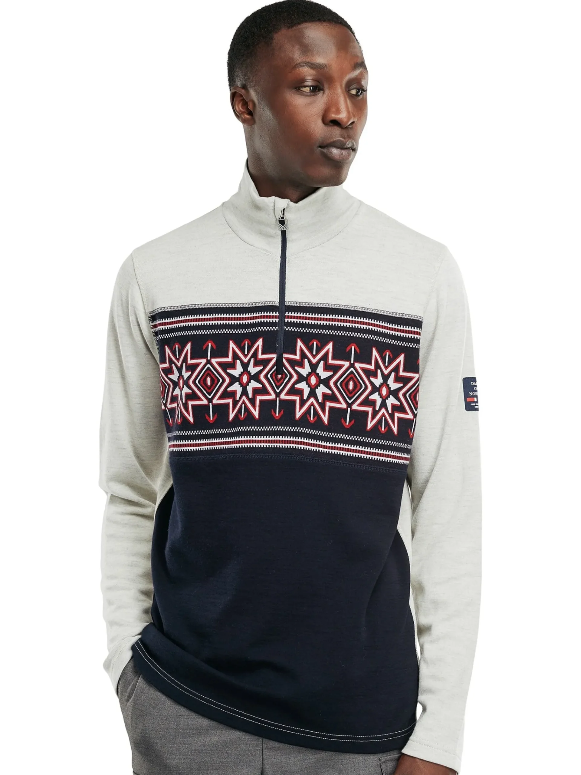 Dale of Norway Next-To-Skin-Tindefjell Basic Merino Ullgenser Herre Hvit