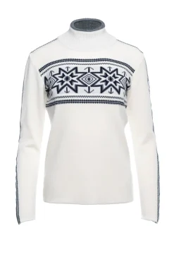 Dale of Norway Høy Hals-Tindefjell Ullgenser Dame - Merino Offwhite