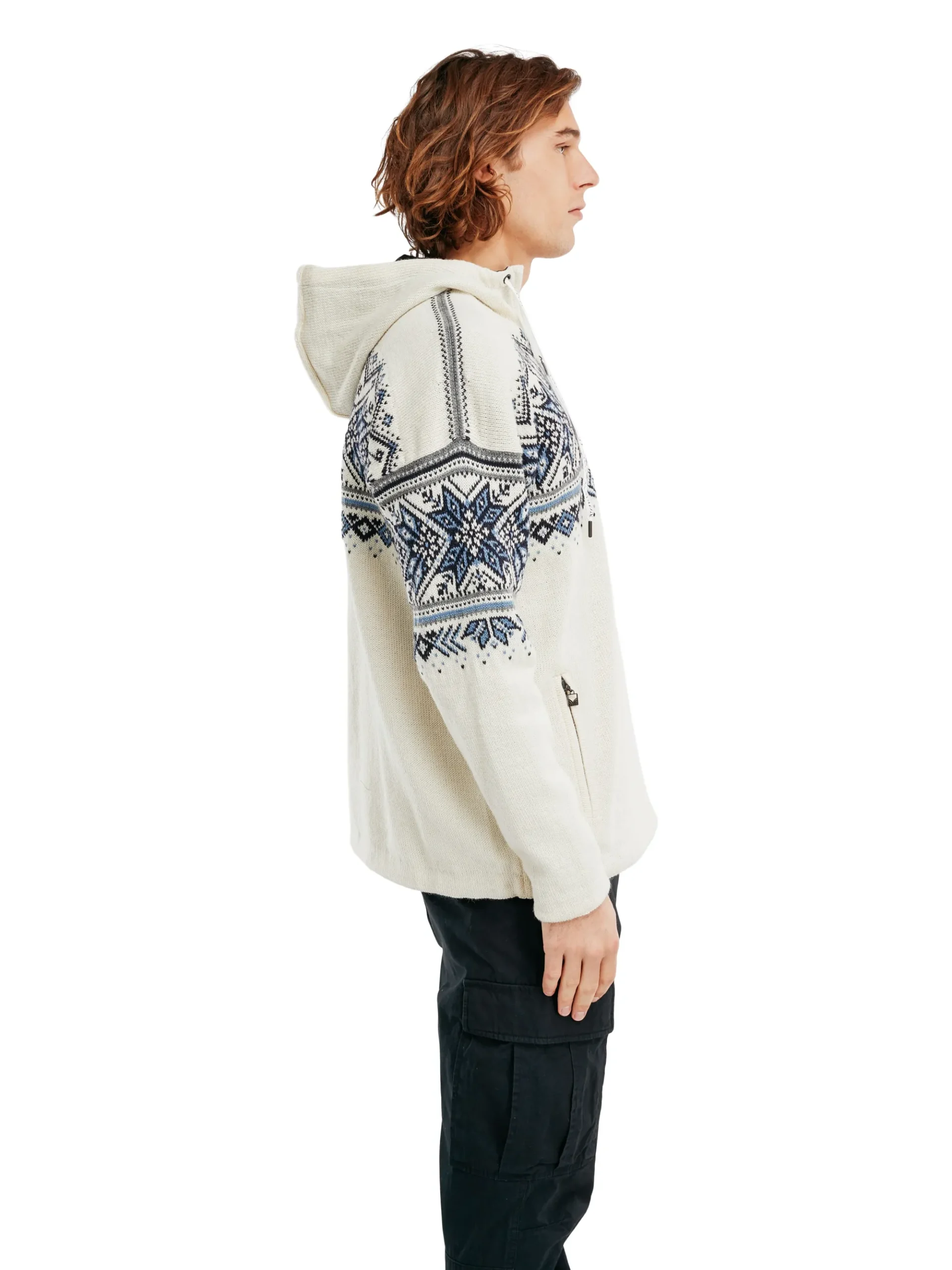 Dale of Norway Weatherproof-Vail Weatherproof Hoodie Norsk Ull Herre Hvit