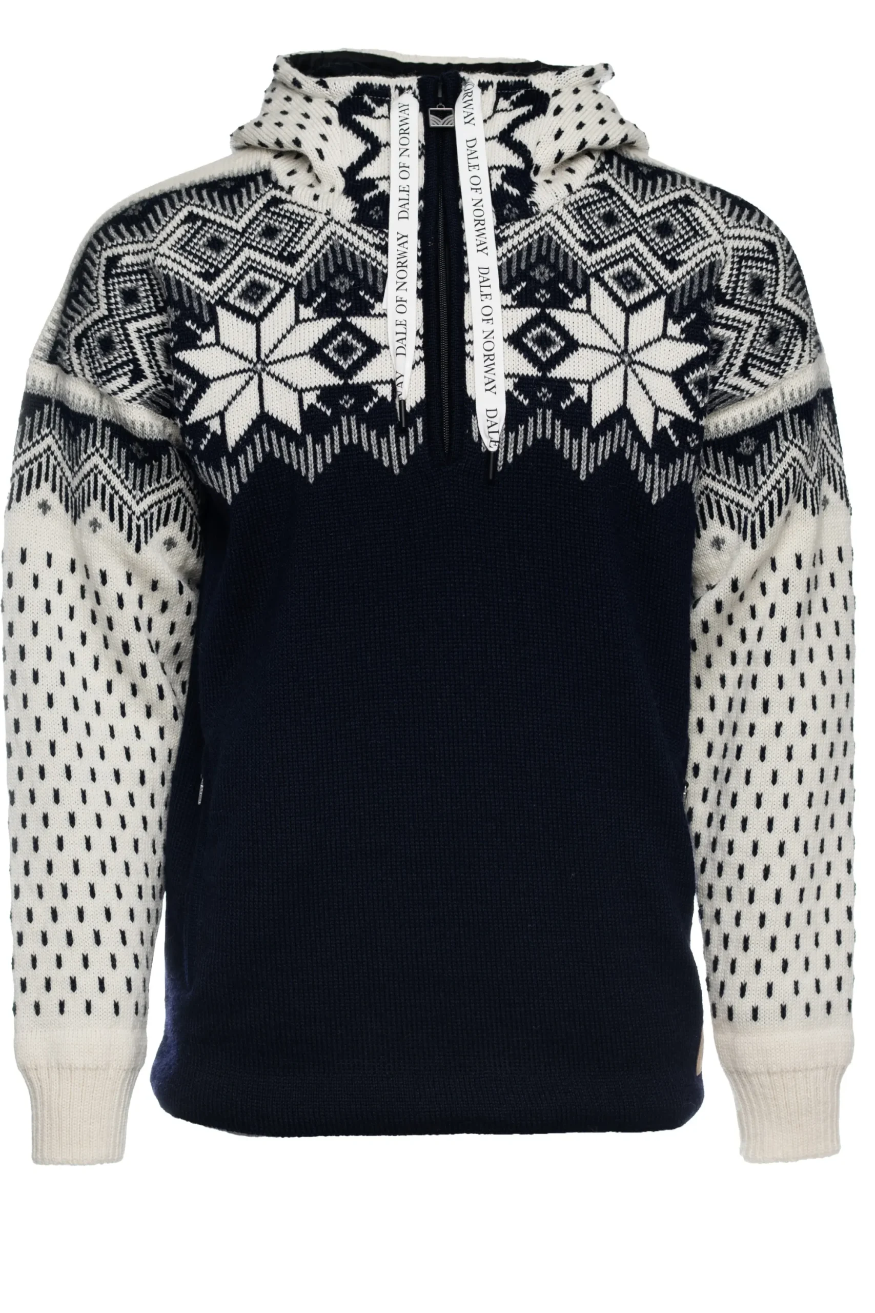 Dale of Norway Weatherproof-Vegard Weatherproof Hettegenser - Norsk Ull Mork Bla