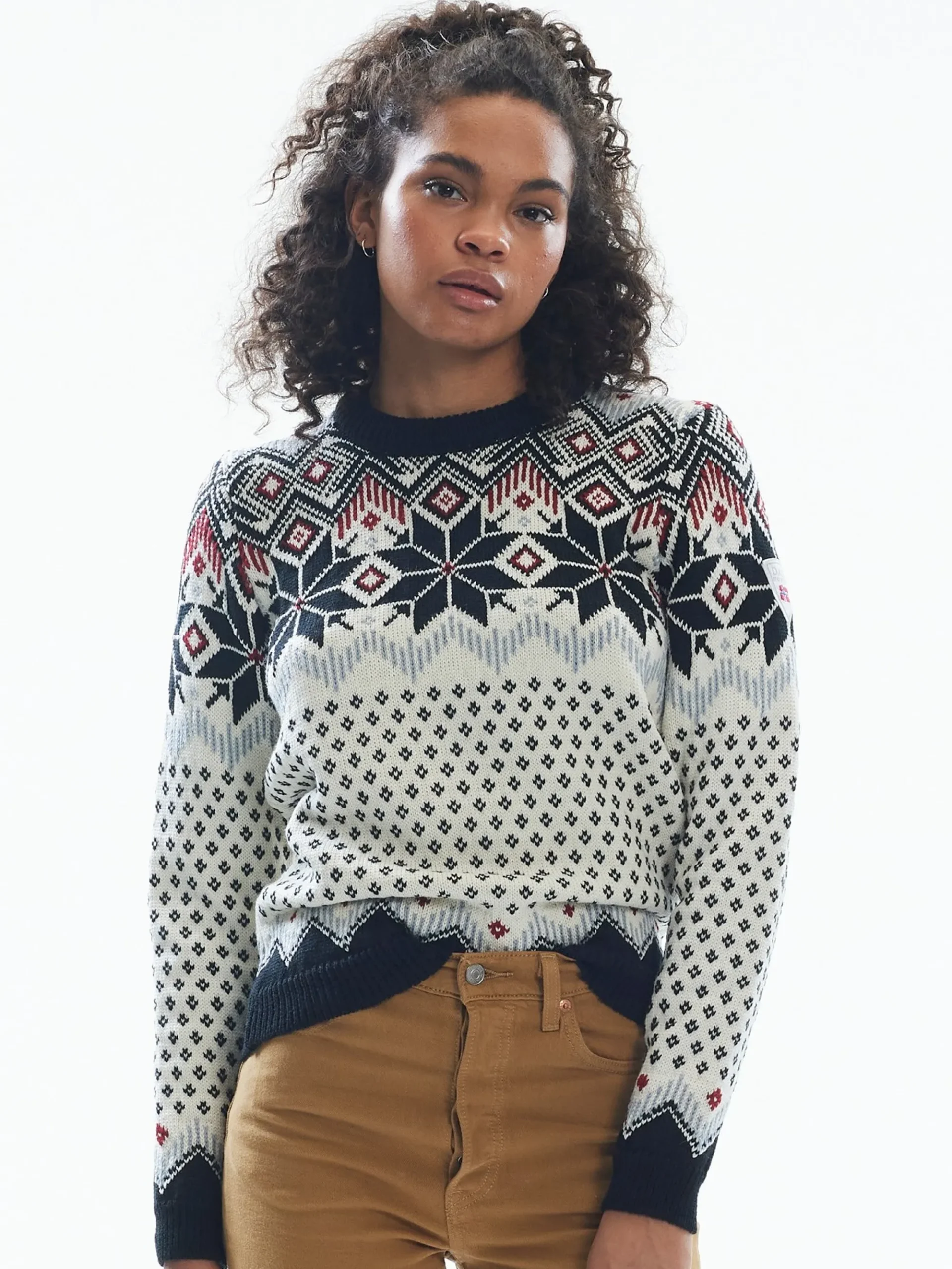 Dale of Norway Rund Hals-Vilja Ullgenser Sort