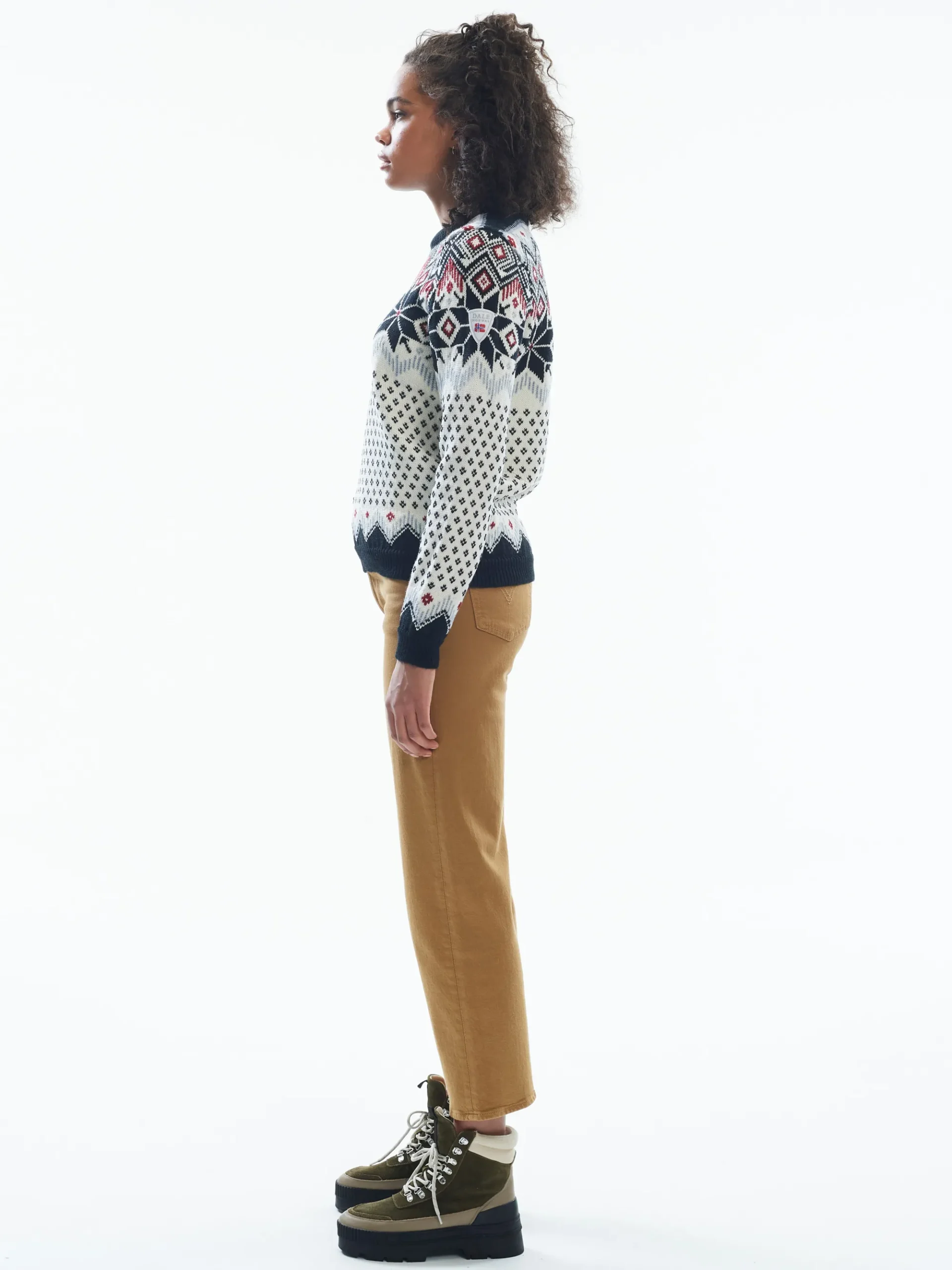 Dale of Norway Rund Hals-Vilja Ullgenser Sort