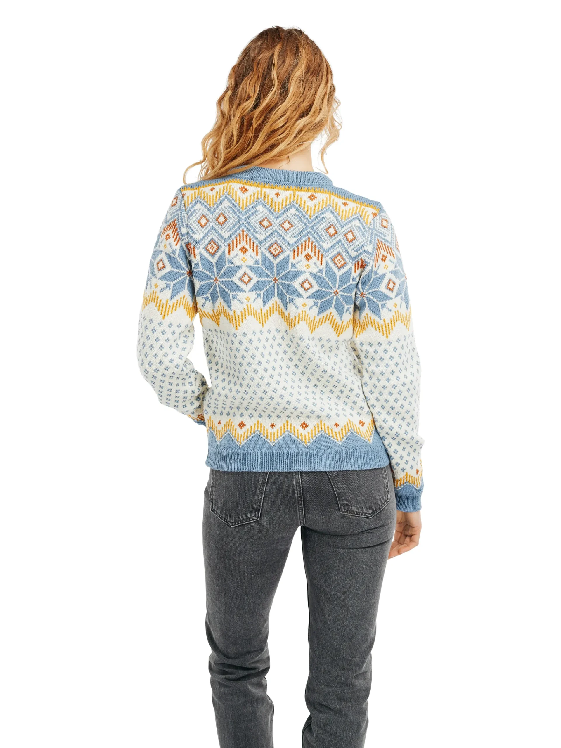 Dale of Norway Rund Hals-Vilja Ullgenser Bla