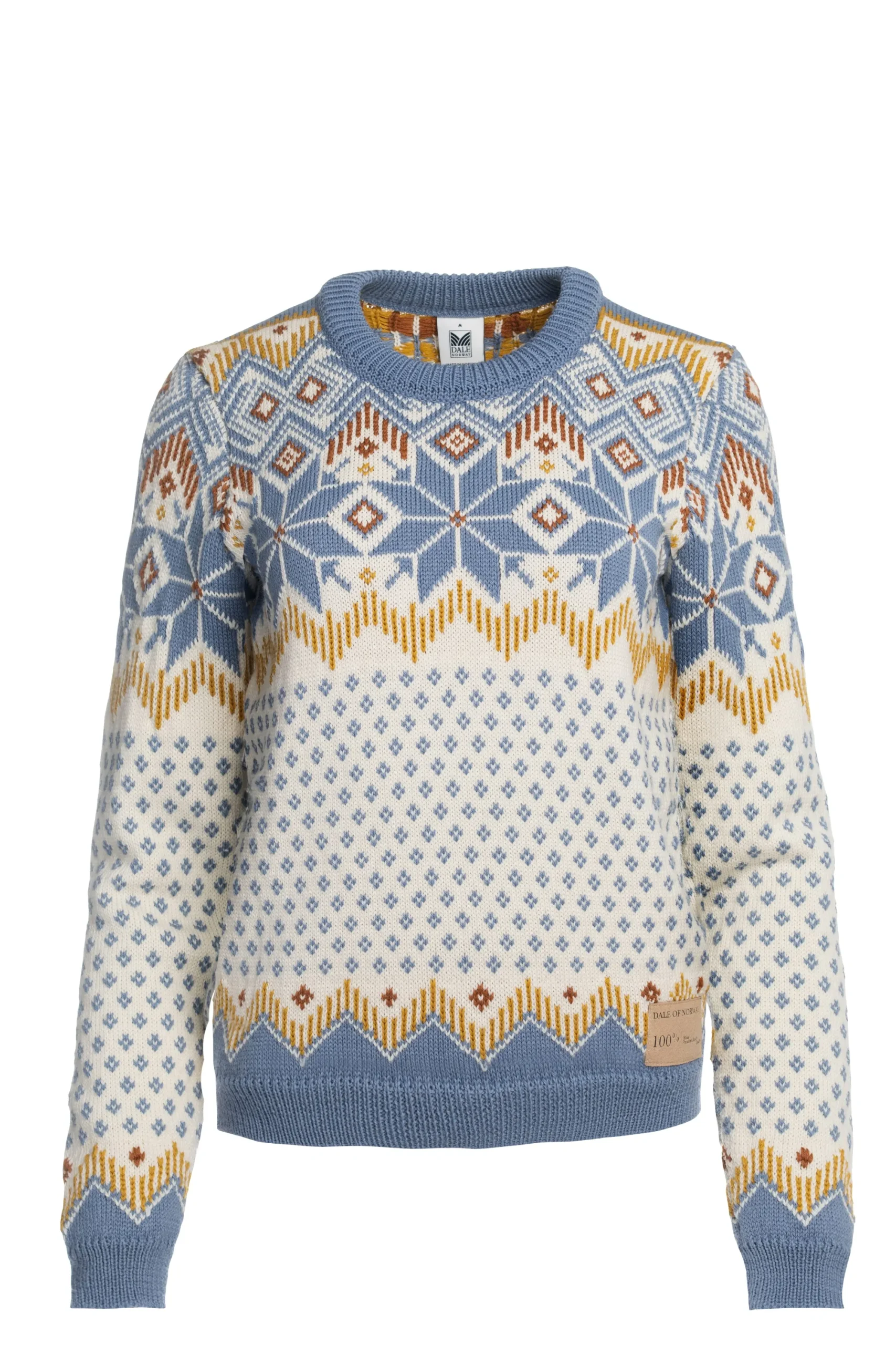 Dale of Norway Rund Hals-Vilja Ullgenser Bla