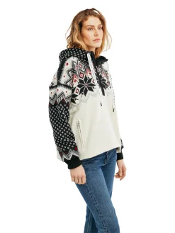 Dale of Norway Weatherproof-Vilja Weatherproof Hettegenser - Norsk Ull Offwhite