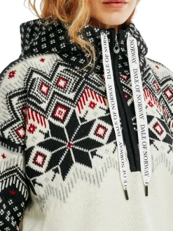 Dale of Norway Weatherproof-Vilja Weatherproof Hettegenser - Norsk Ull Offwhite