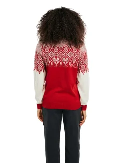 Dale of Norway Half-Zip-Winterland Merino Ullgenser Dame Rod