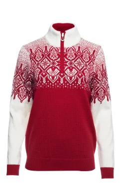 Dale of Norway Half-Zip-Winterland Merino Ullgenser Dame Rod