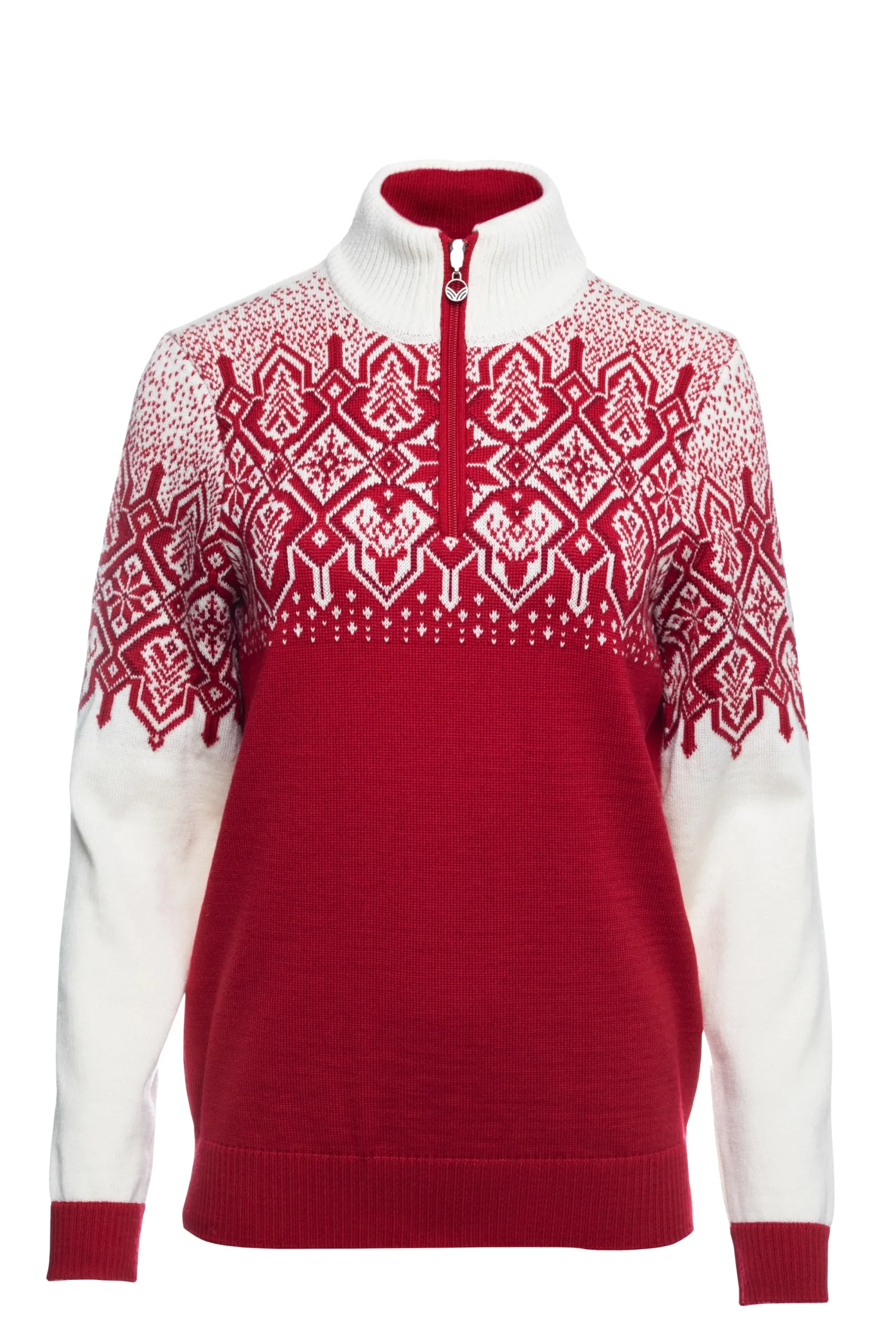 Dale of Norway Half-Zip-Winterland Merino Ullgenser Dame Rod